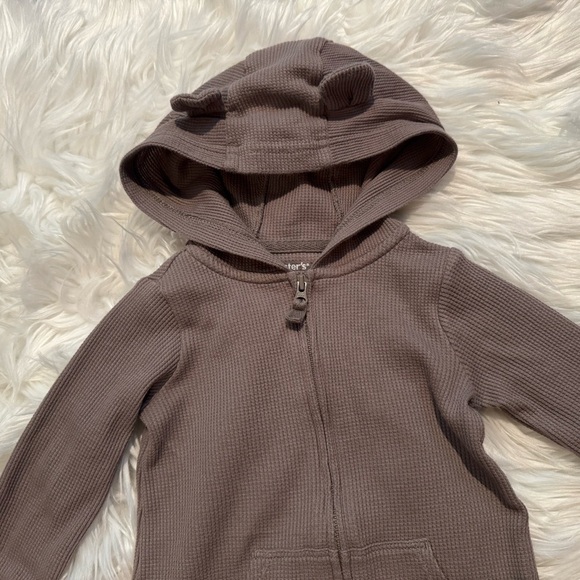 Carter’s Baby Boy Brown Bear Jumpsuit Size 9 Months - Picture 2 of 6